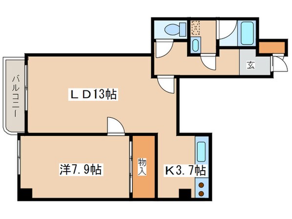 グランメゾン東札幌の物件間取画像